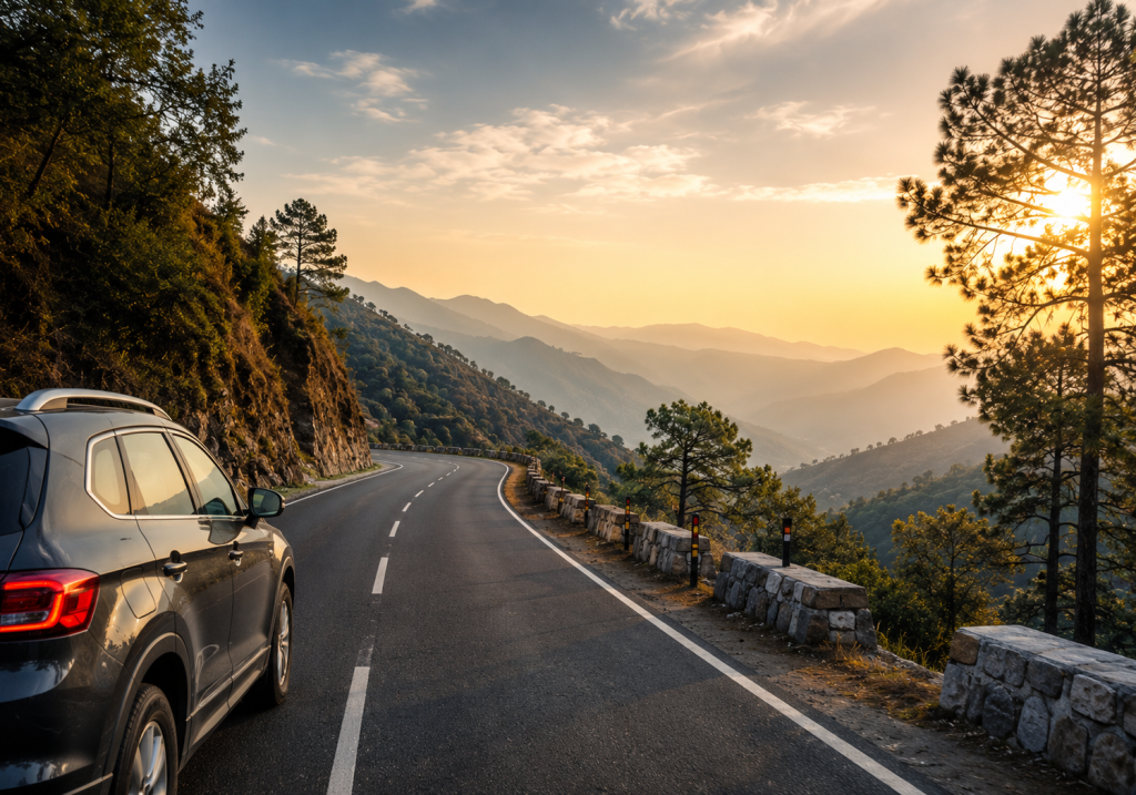 delhi to lansdowne distance