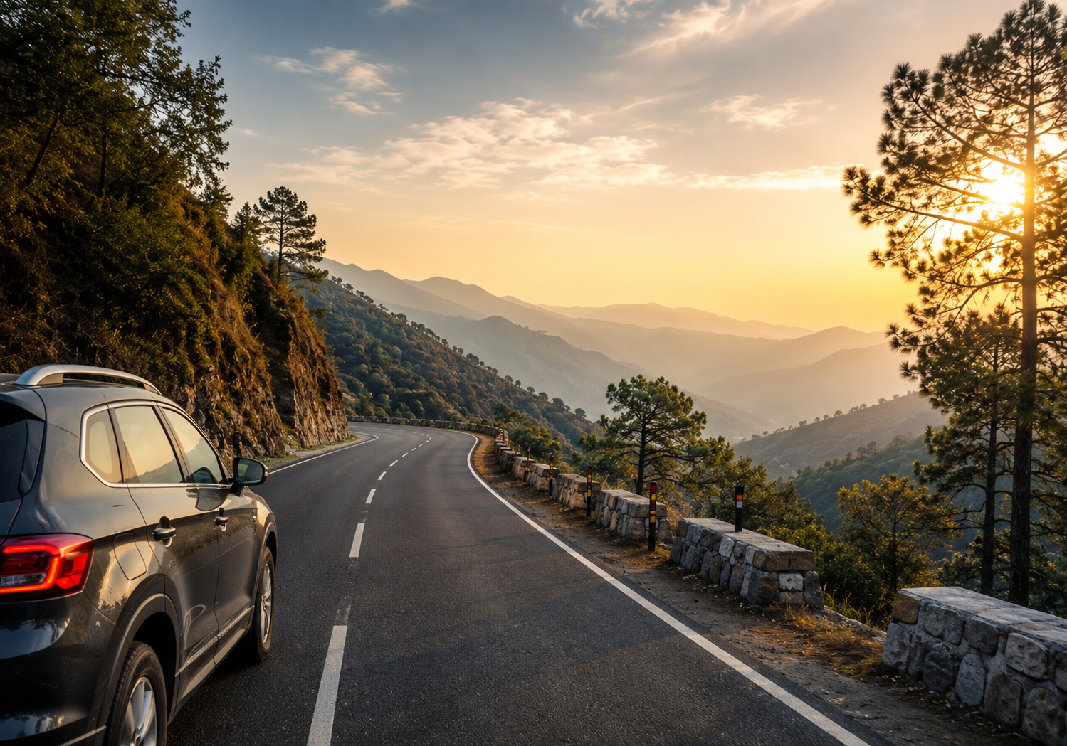 delhi to lansdowne distance